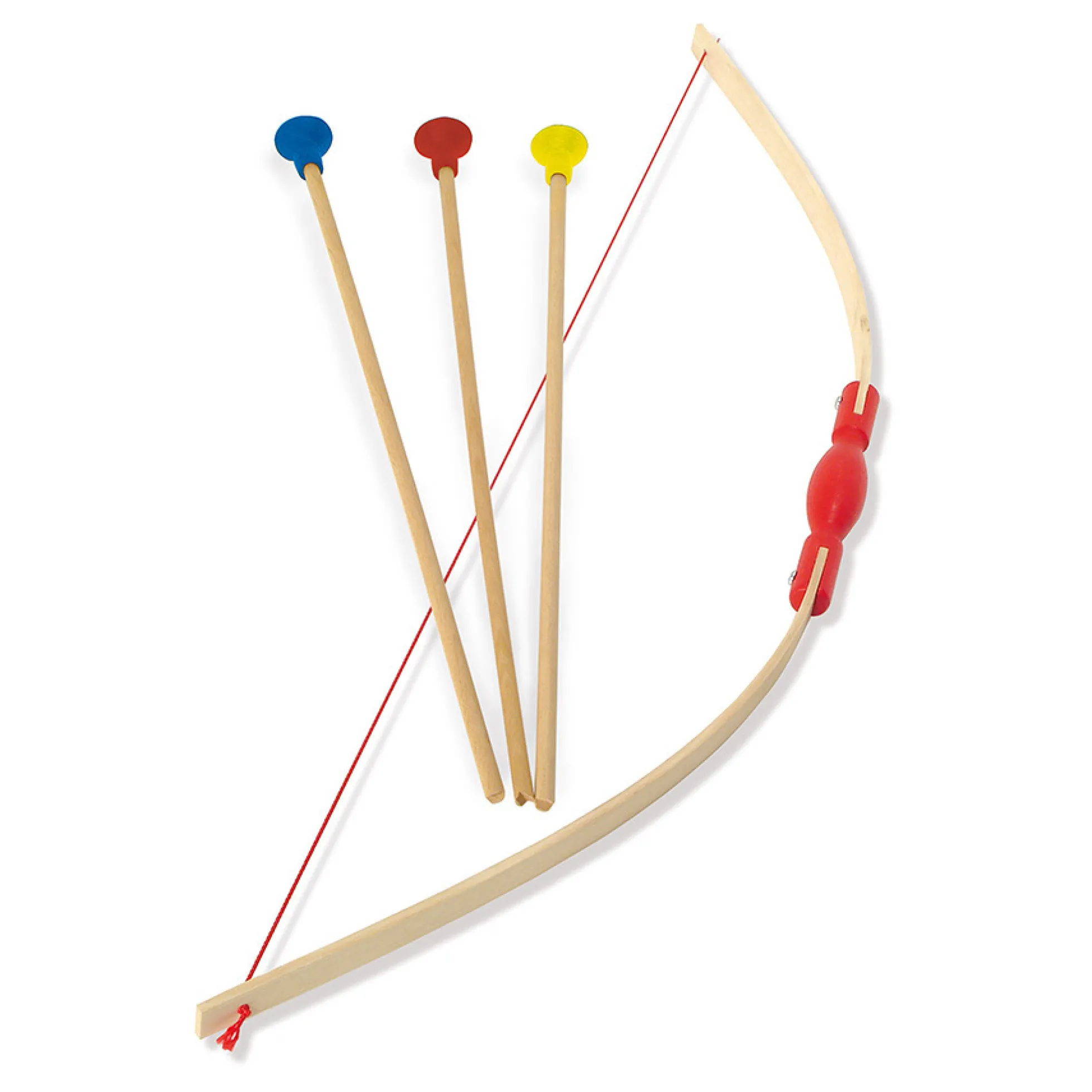 Arc démonté + 3 flèches en boîte cible