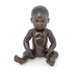 Baigneur noir laqué nu 40 cm