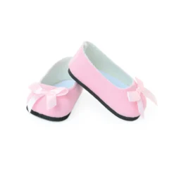 Ballerines roses pour poupée de 39 à 48 cm