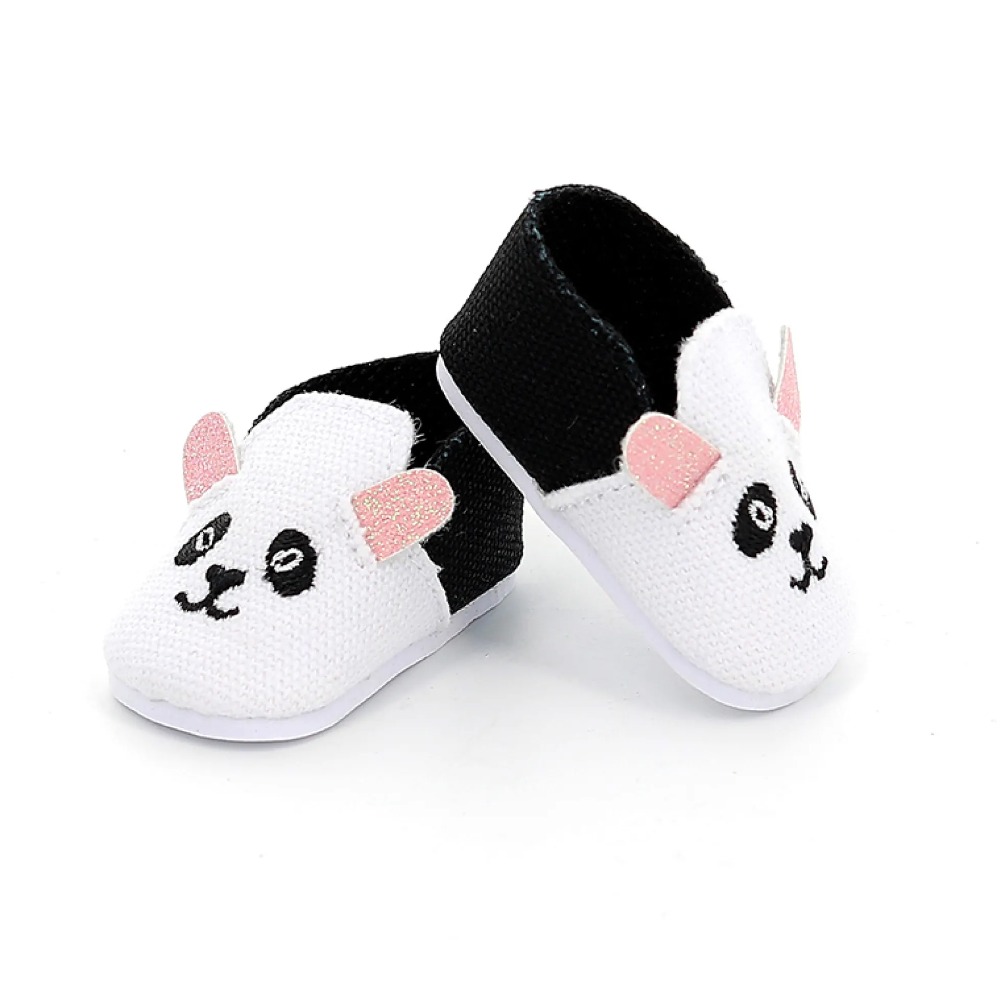 Baskets panda pour poupée T39 à 48cm