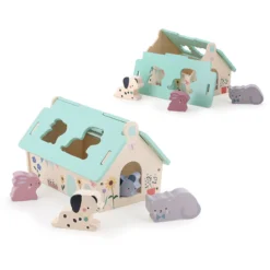 Boîte à formes, Maison des animaux - Sarah Betz