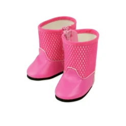Bottes roses pour poupée de 39 à 48 cm