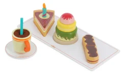 Café gourmand en bois, jeu d’imitation