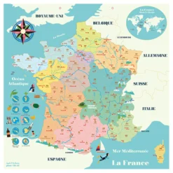 Carte de France magnétique Ingela P.A