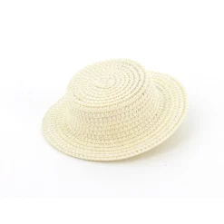 Chapeau de paille pour poupée T39 à 48 cm