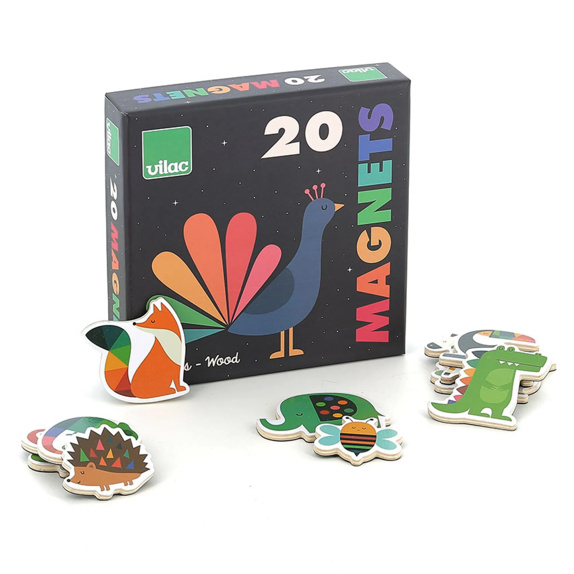 Coffret de 20 magnets Animaux - Andy Westface
