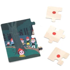 Coffret de 4 puzzles en bois, Le Petit Poucet - Ingela P.Arrhenius