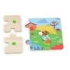 Coffret de 4 puzzles en bois, Les 4 saisons - Mélusine Allirol