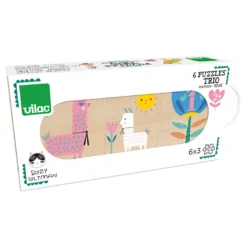 Coffret de 6 puzzles en bois, Maman-bébé - Suzy Ultman