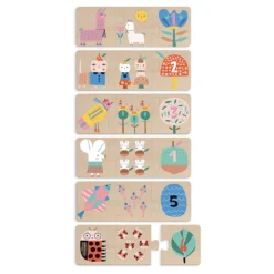 Coffret de 6 puzzles en bois, Maman-bébé - Suzy Ultman
