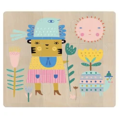 Coffret de 4 puzzles évolutifs en bois - Suzy Ultman