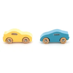 Coffret de 4 voitures en bois Super cars, Vilacity