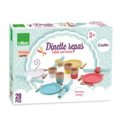 Dinette repas en bois
