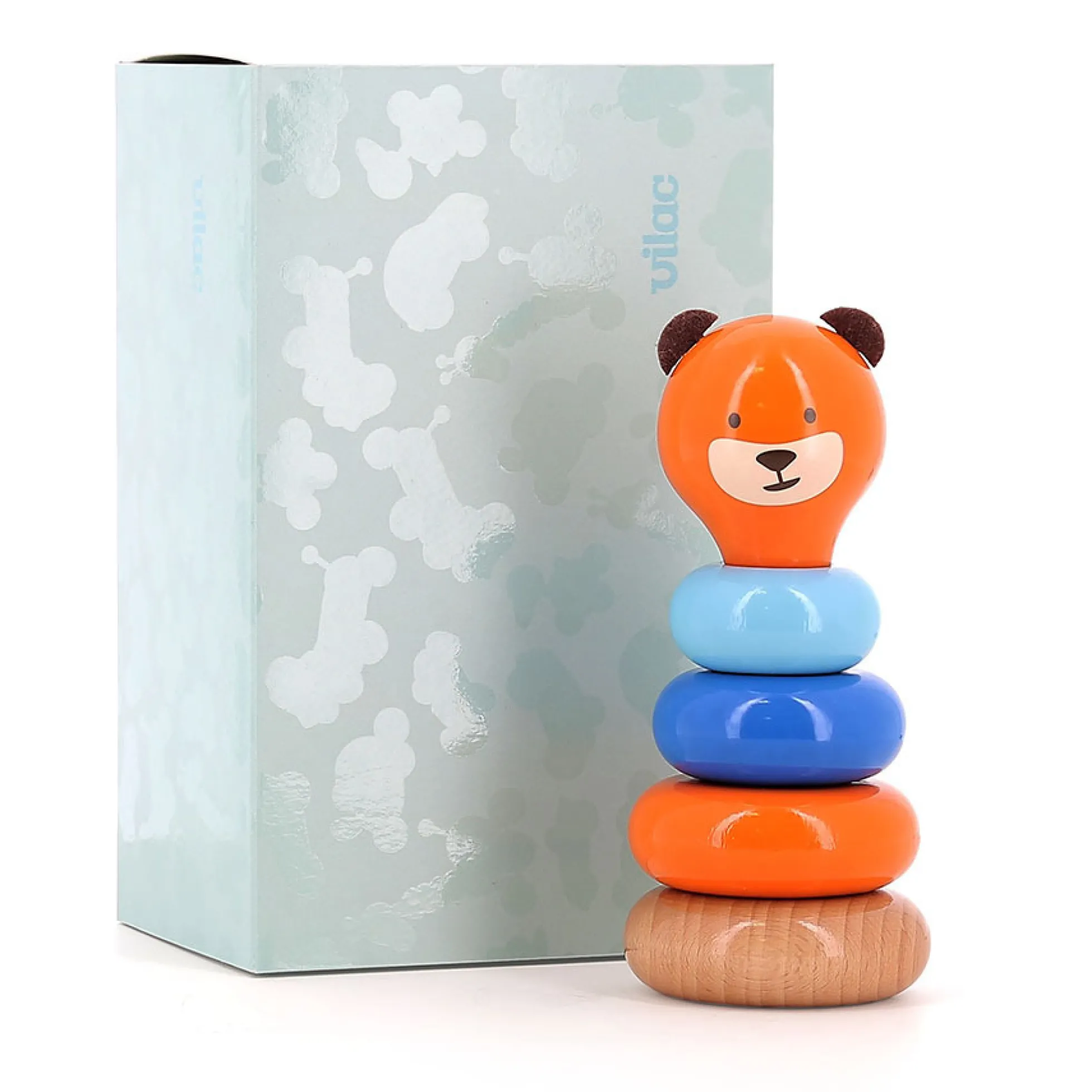 Empilable en bois Boizoos, Marcel l’ourson