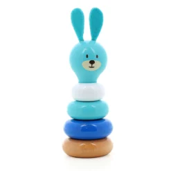 Empilable en bois Boizoos, Raoul le lapin