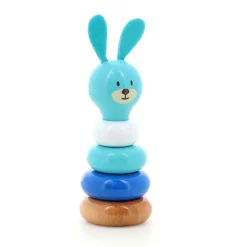 Empilable en bois Boizoos, Raoul le lapin