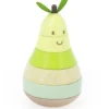 Empilable surprise Poire en bois – Jouet d’éveil