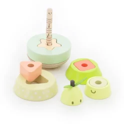 Empilable surprise Poire en bois – Jouet d’éveil