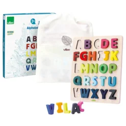 Encastrement en bois Alphabet, Sous la Canopée
