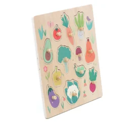 Encastrement en bois, Les légumes du jardin - Sarah Betz
