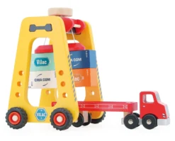 Enjambeur porte-containers magnétique en bois
