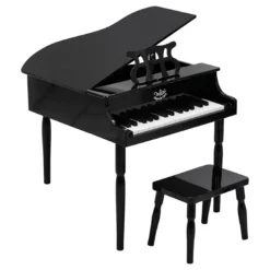 Grand piano à queue noir