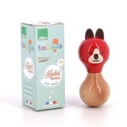 Hochet en bois Boizoos, Lucien le chien