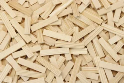 Jeu de construction en bois, Batibloc Classic 100 planchettes