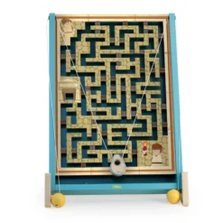 Jeu de labyrinthe à ficelles – 3 circuits interchangeables