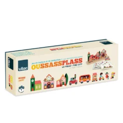 Jeu de logique en bois, Oussassplass La ville - Ingela P.Arrhenius