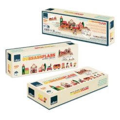 Jeu de logique en bois, Oussassplass La ville - Ingela P.Arrhenius