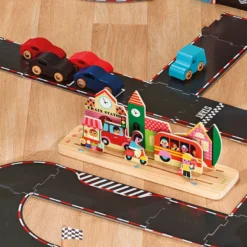 Jeu de logique en bois, Oussassplass La ville - Ingela P.Arrhenius