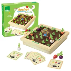 Jeu de mémo en bois, Mémotager Jour de récolte