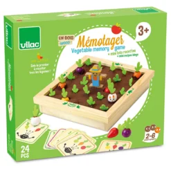 Jeu de mémo en bois, Mémotager Jour de récolte
