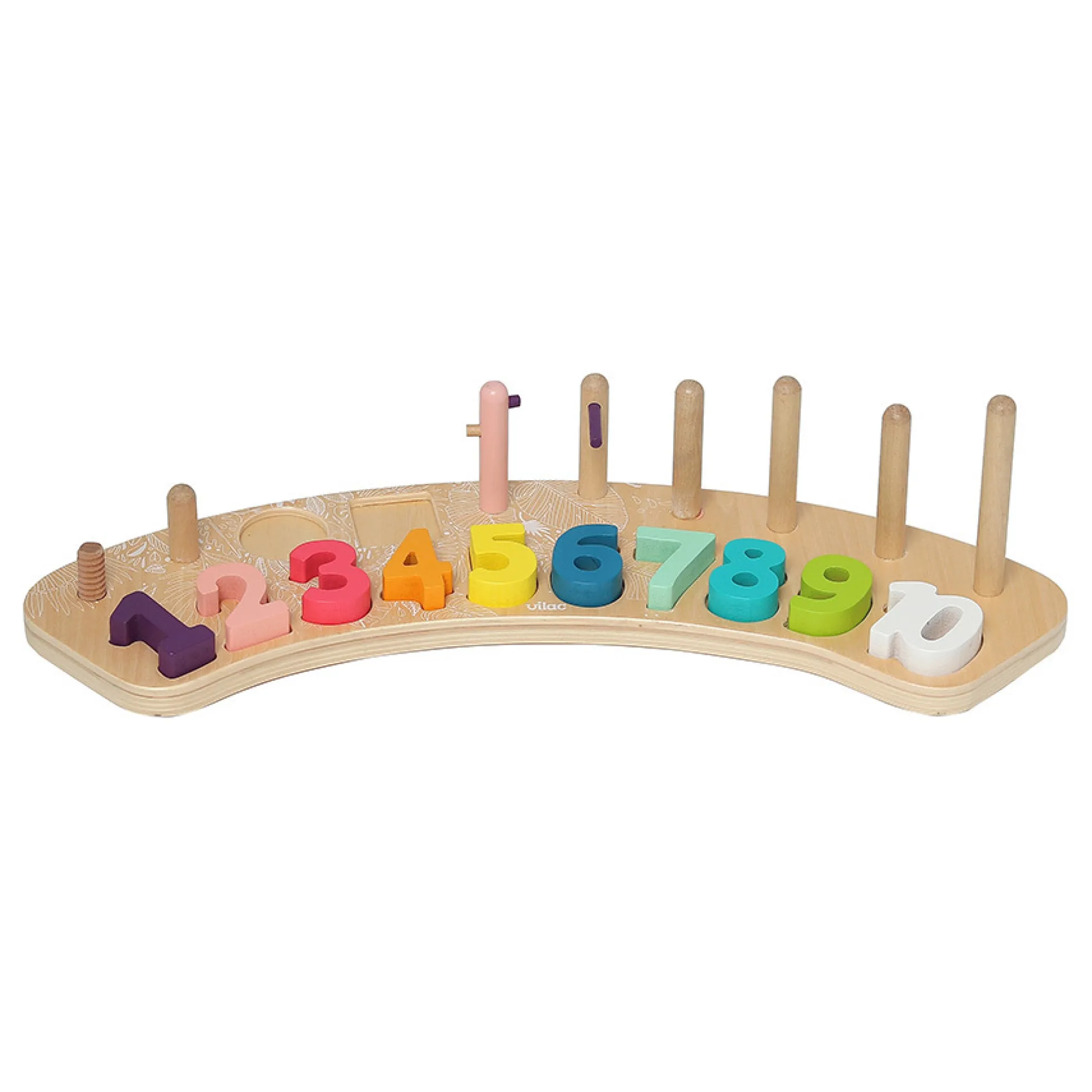 Jeu de numération en bois, 1-2-3 Sous la Canopée