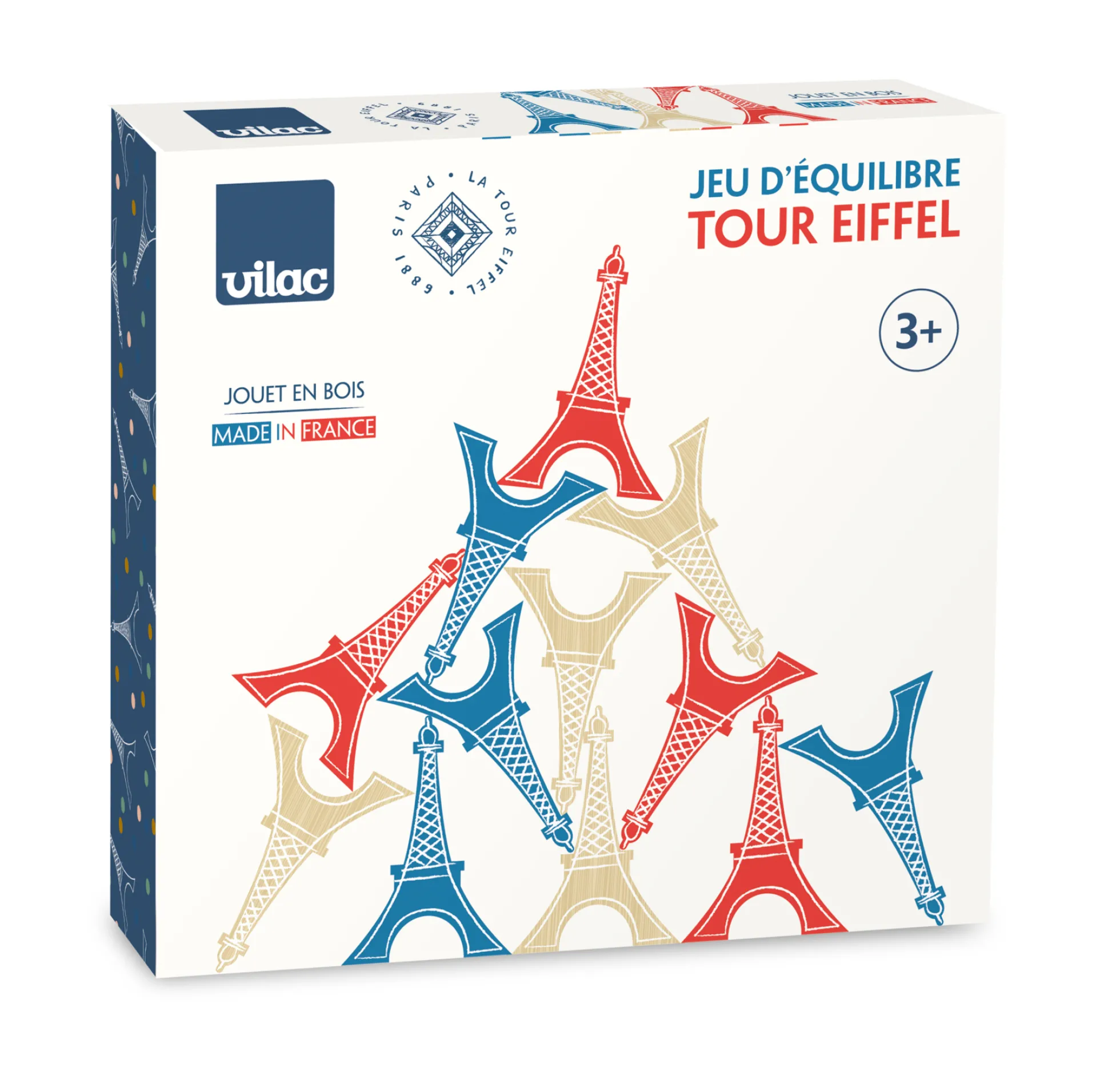 Jeu d’équilibre Tour Eiffel 12 pièces