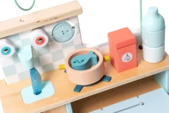 Jeu d’éveil en bois, Cuisine multi-activités