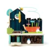 Jeu d’éveil en bois, Jardin multi-activités