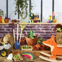 Jeu d’éveil en bois, Jardin multi-activités