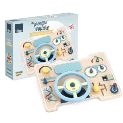 Jeu d’éveil en bois, Tableau de bord multi-activités