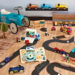 Jeu d’éveil en bois, Tableau de bord multi-activités