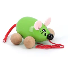 Jouet à tirer, Lisa la souris verte