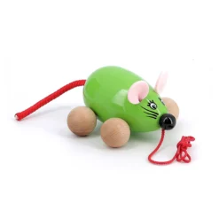 Jouet à tirer, Lisa la souris verte
