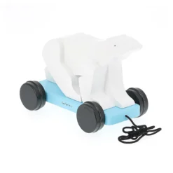 Jouet à tirer, Ours blanc