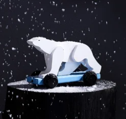 Jouet à tirer, Ours blanc