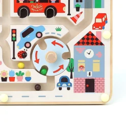 Labyrinthe magnétique en bois, Ma petite ville - Ingela P.Arrhenius
