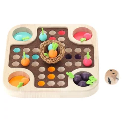 La course du potager, jeu des petits chevaux - Jour de récolte