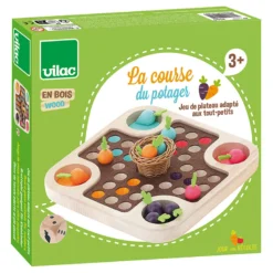 La course du potager, jeu des petits chevaux - Jour de récolte