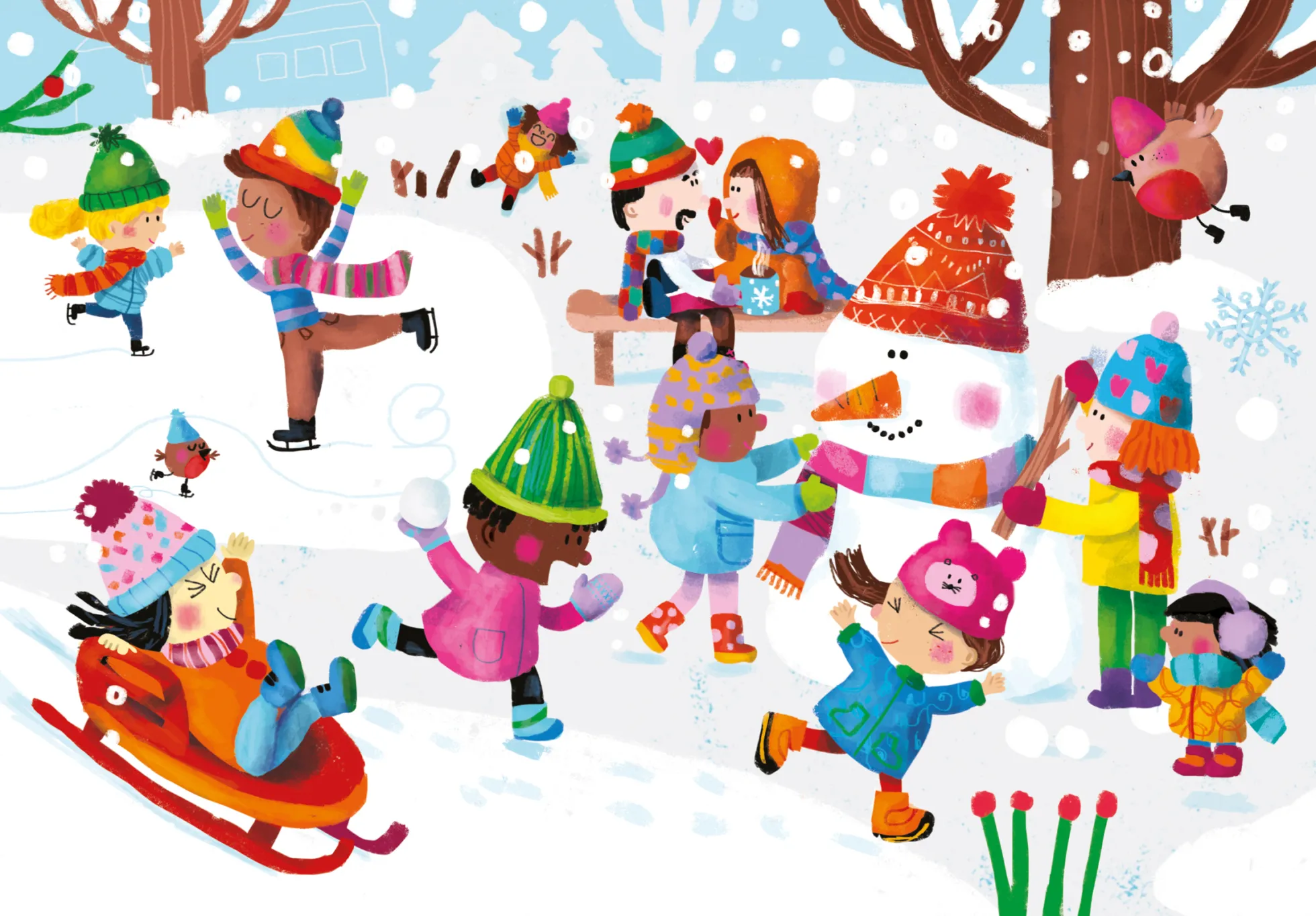 Livre puzzles en bois – Les 4 saisons