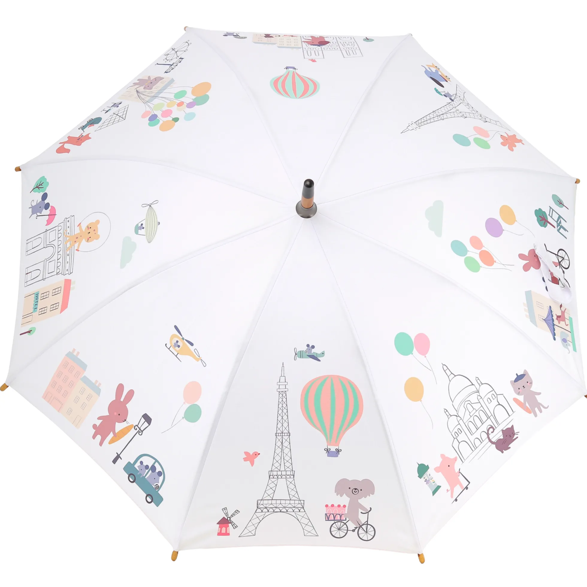 Parapluie un chat à Paris - Sarah Betz